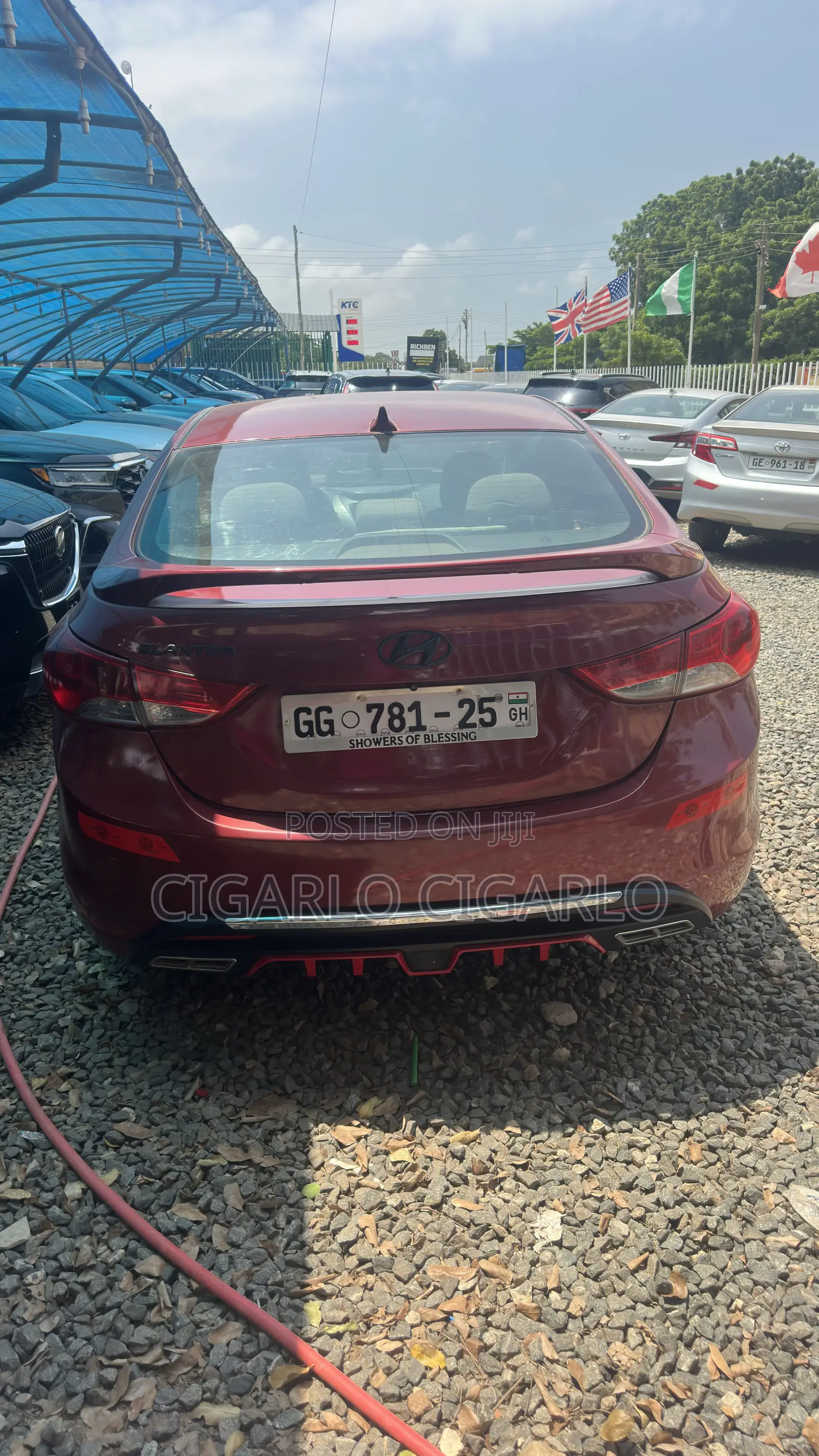 Hyundai Elantra SE 4dr Sedan (1.8L 4cyl 6M) 2014 Red