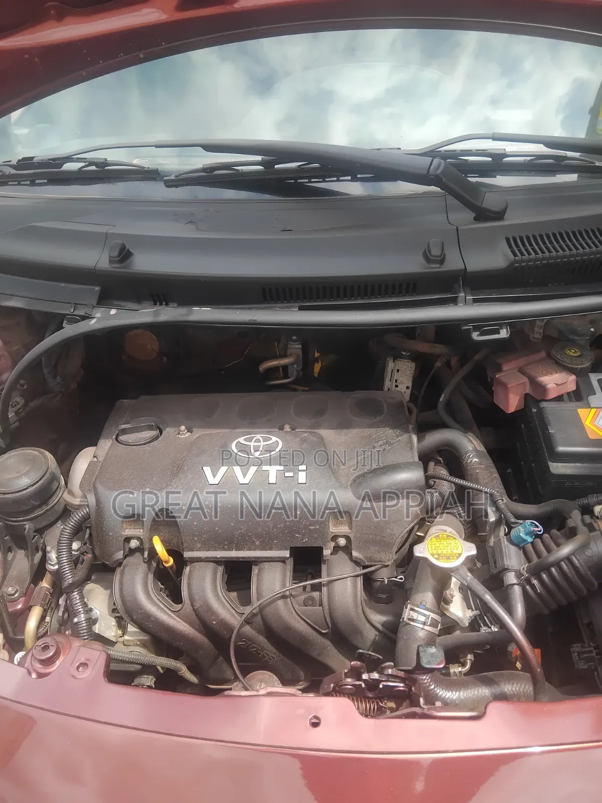 Toyota Vitz 2010 Burgundy