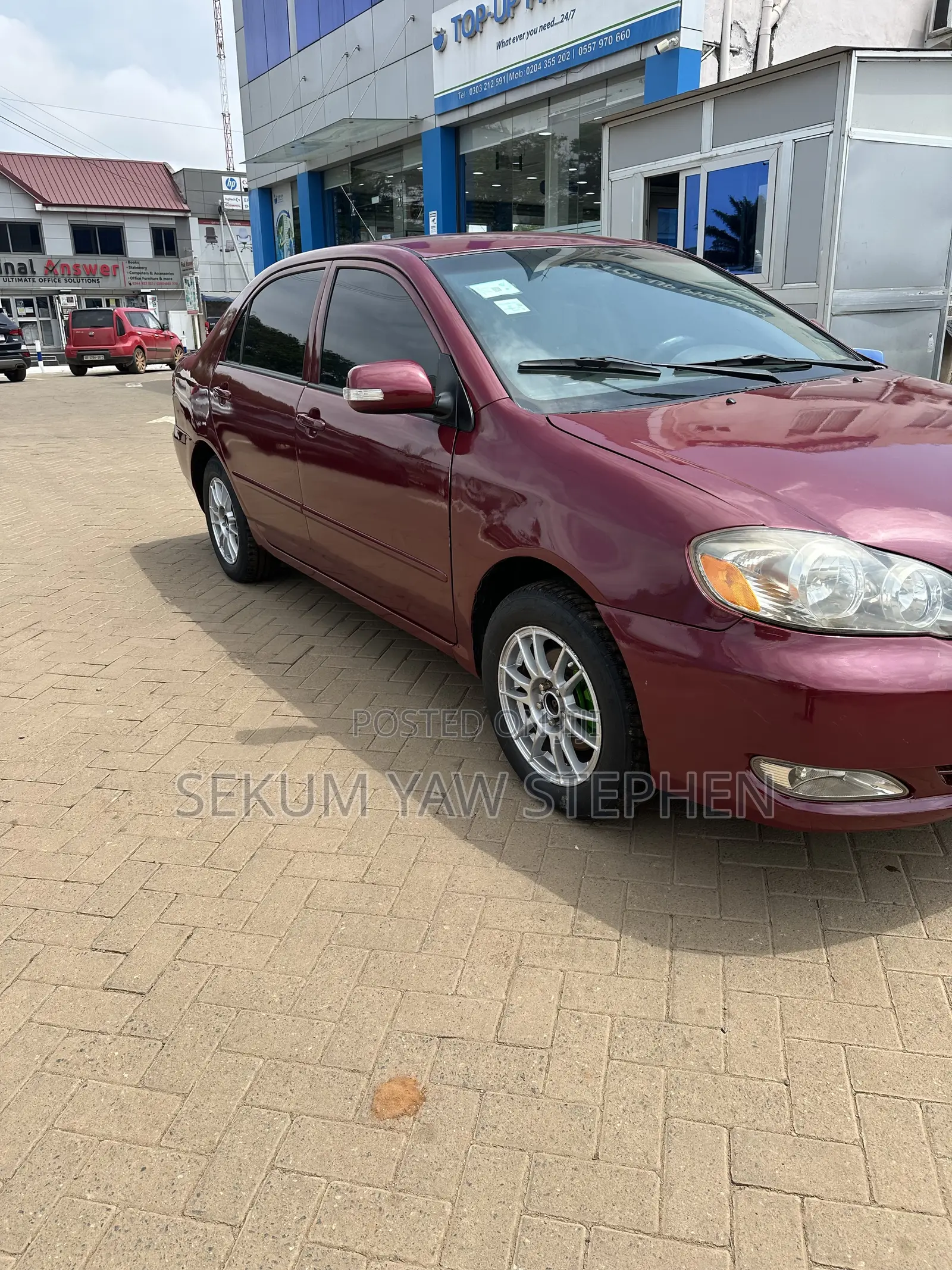 Toyota Corolla 2008 Red
