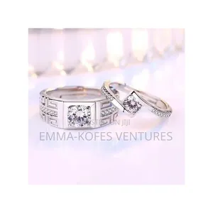 Aidailu Diamond Wedding Rings for Men and Women Rings for Couples