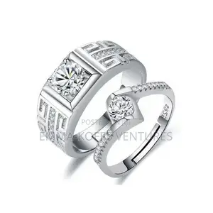 Aidailu Diamond Wedding Rings for Men and Women Rings for Couples