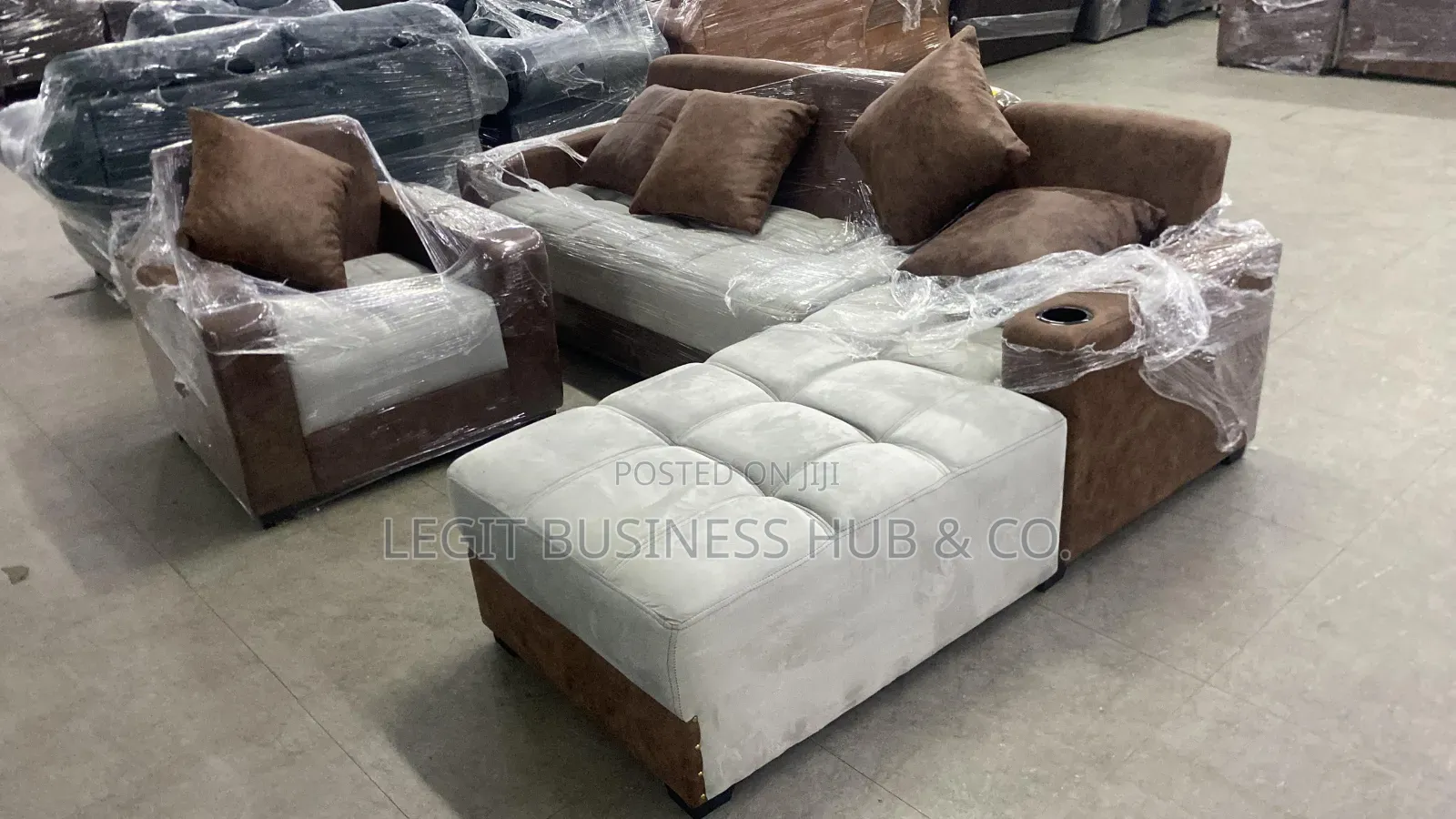 Sofa Modern 3 Seater With Single