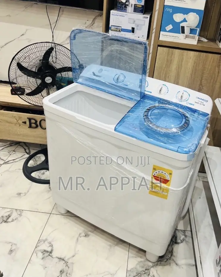 Extremely Unique Nasco 15kg Twin Tub Washing Machine + Spin Dry(White)