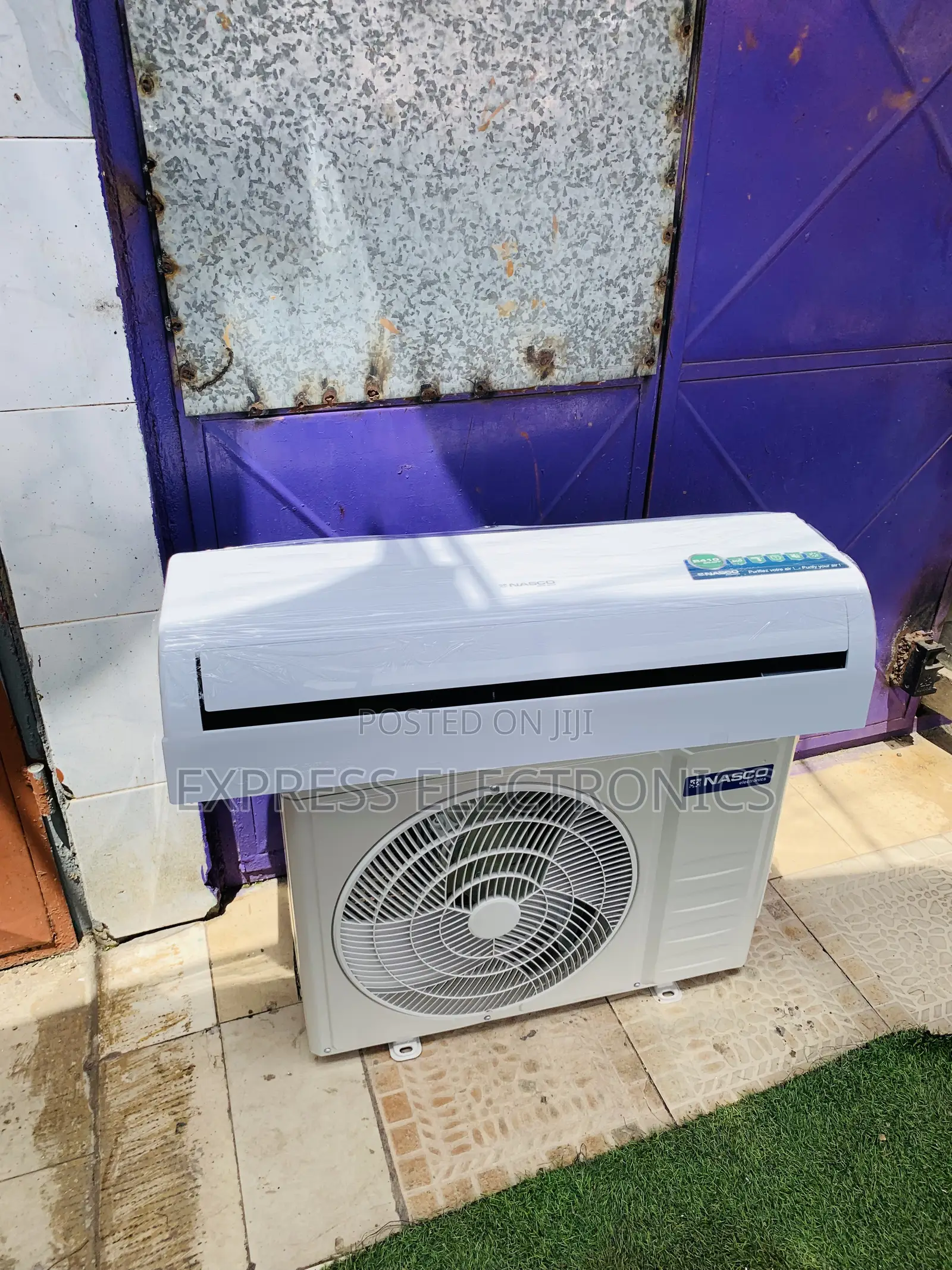 Ultra Modern Sleek Nice Nasco 2.5hp Split R410 Gas White