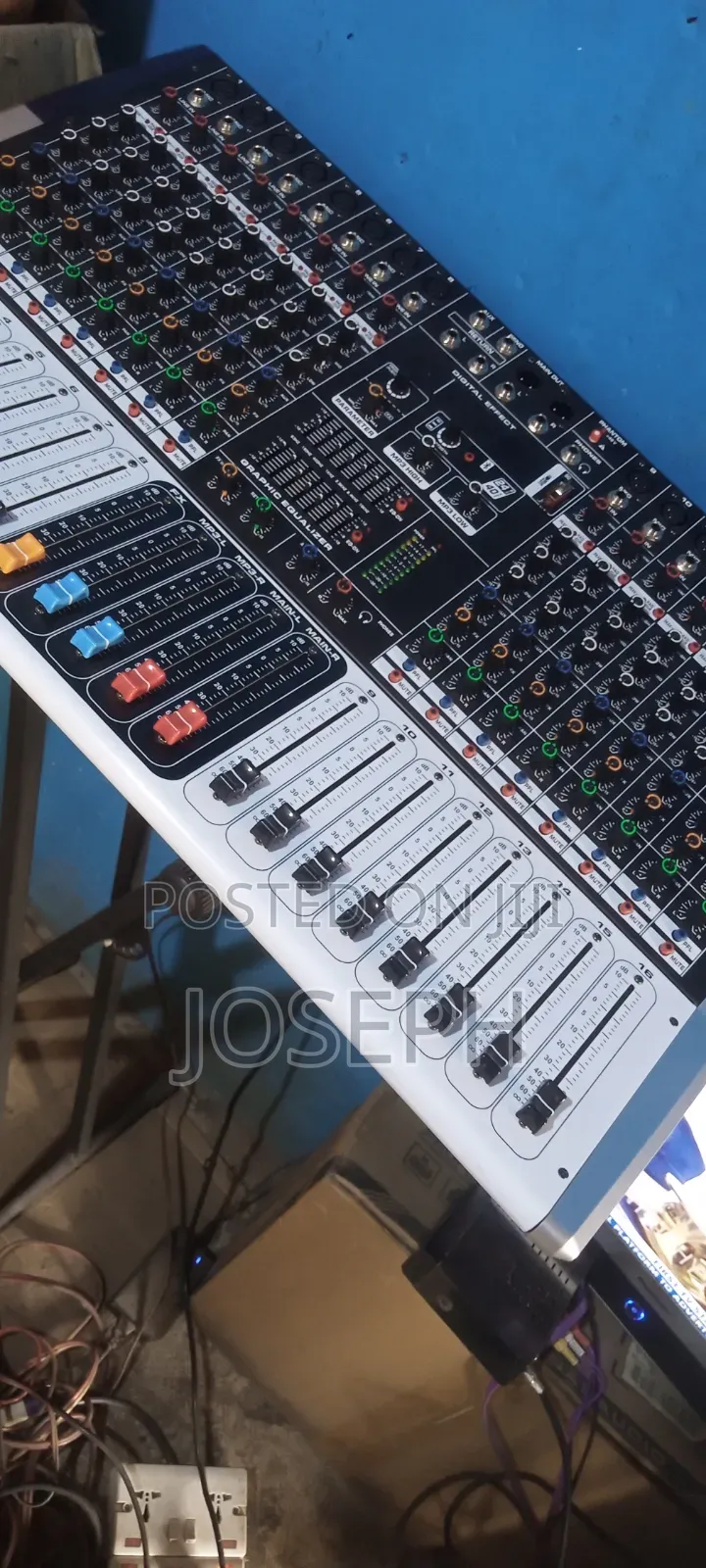 16 Channel Power Mixer Amplifier