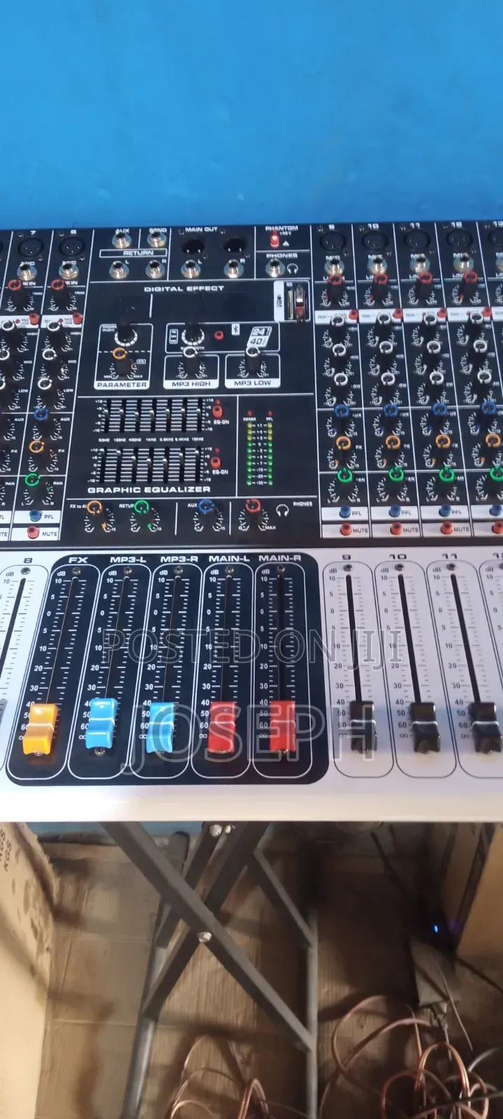 16 Channel Power Mixer Amplifier