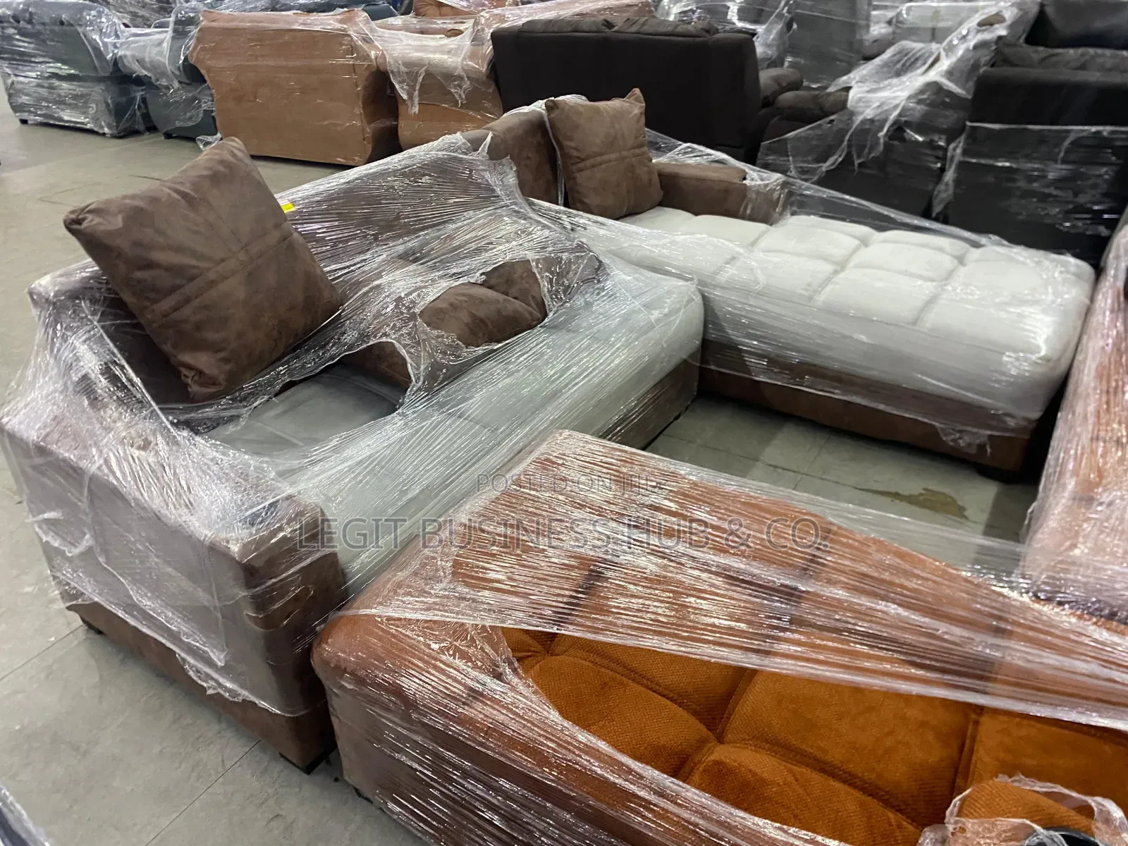 Sofa Modern L Shape 3 Seater