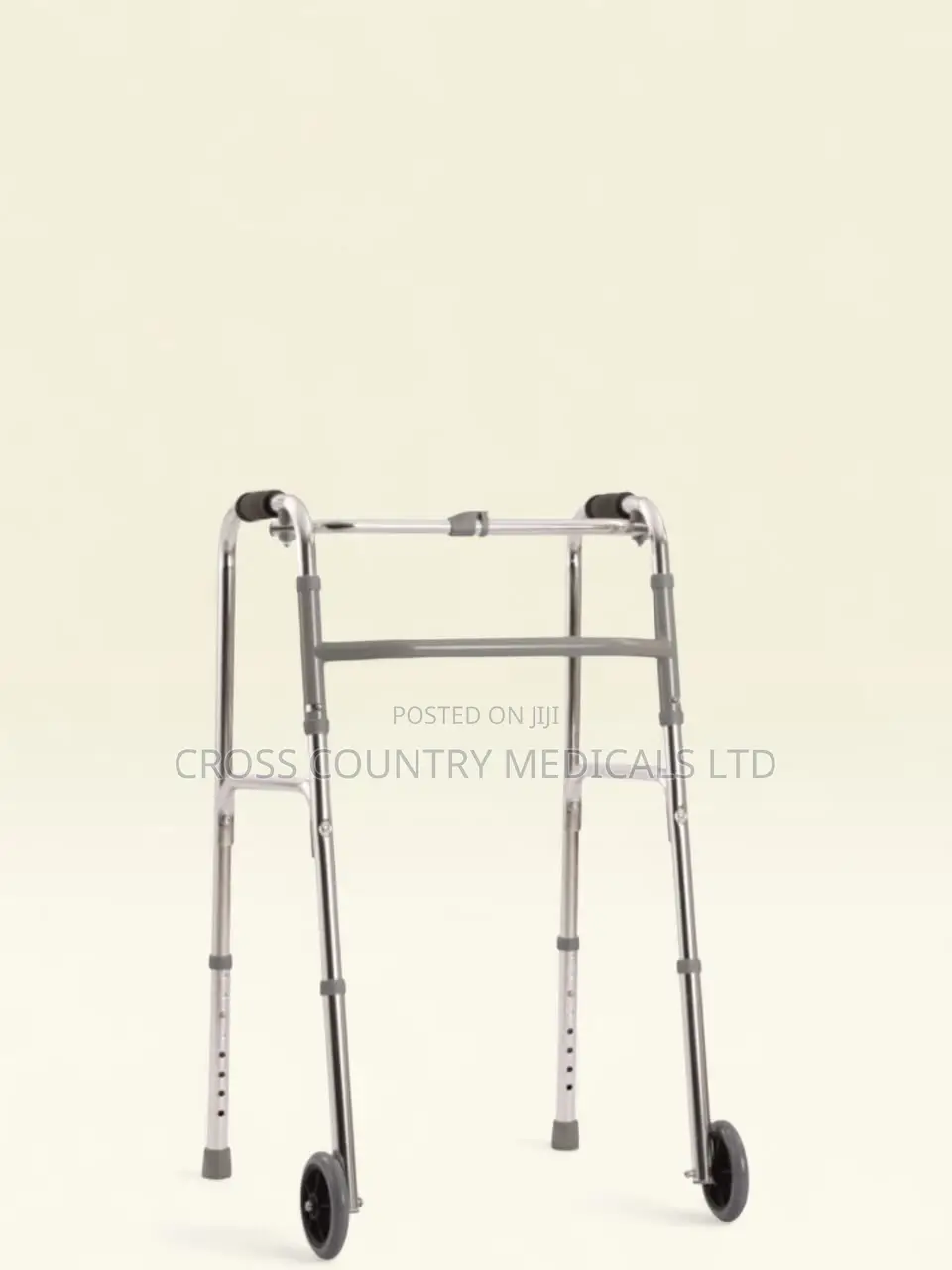 Zimmer Frame With Two Wheels