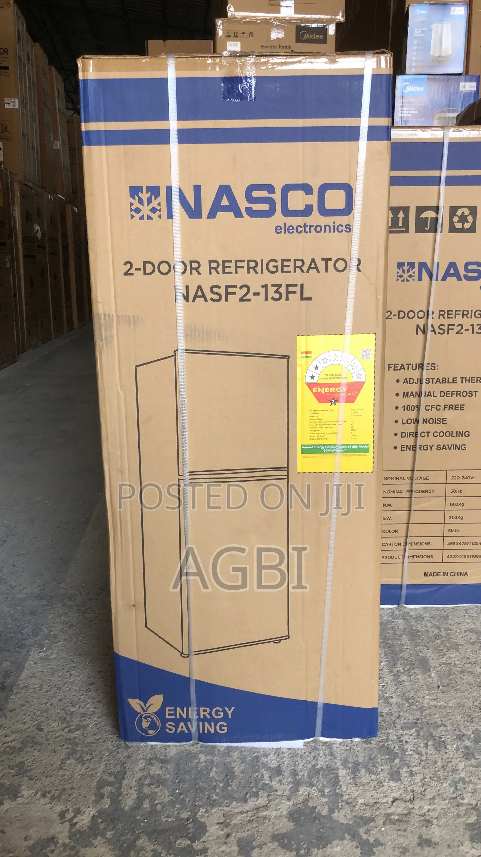 Nasco 2-Door Refrigerator