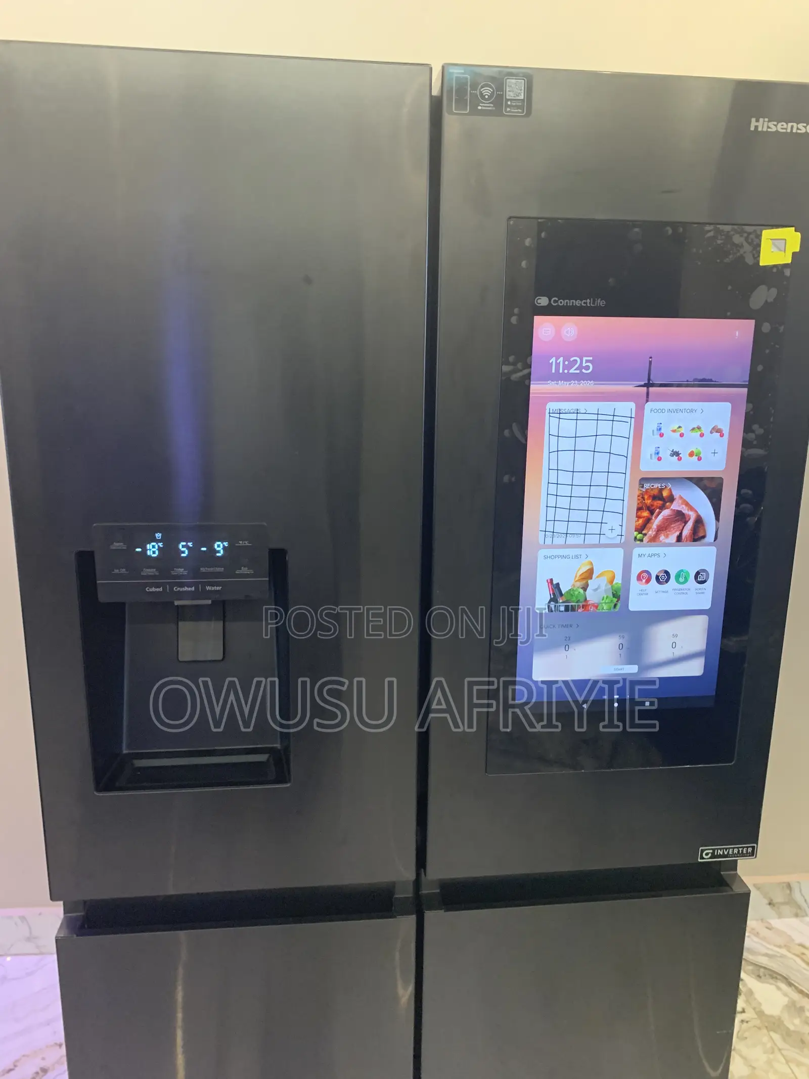 Cross Door Fridge