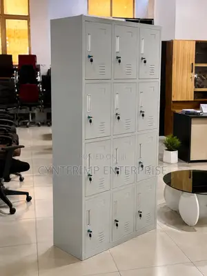 12-Door Metal Storage Locker