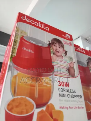 Decakila Electric Food Chopper Rechargeable
