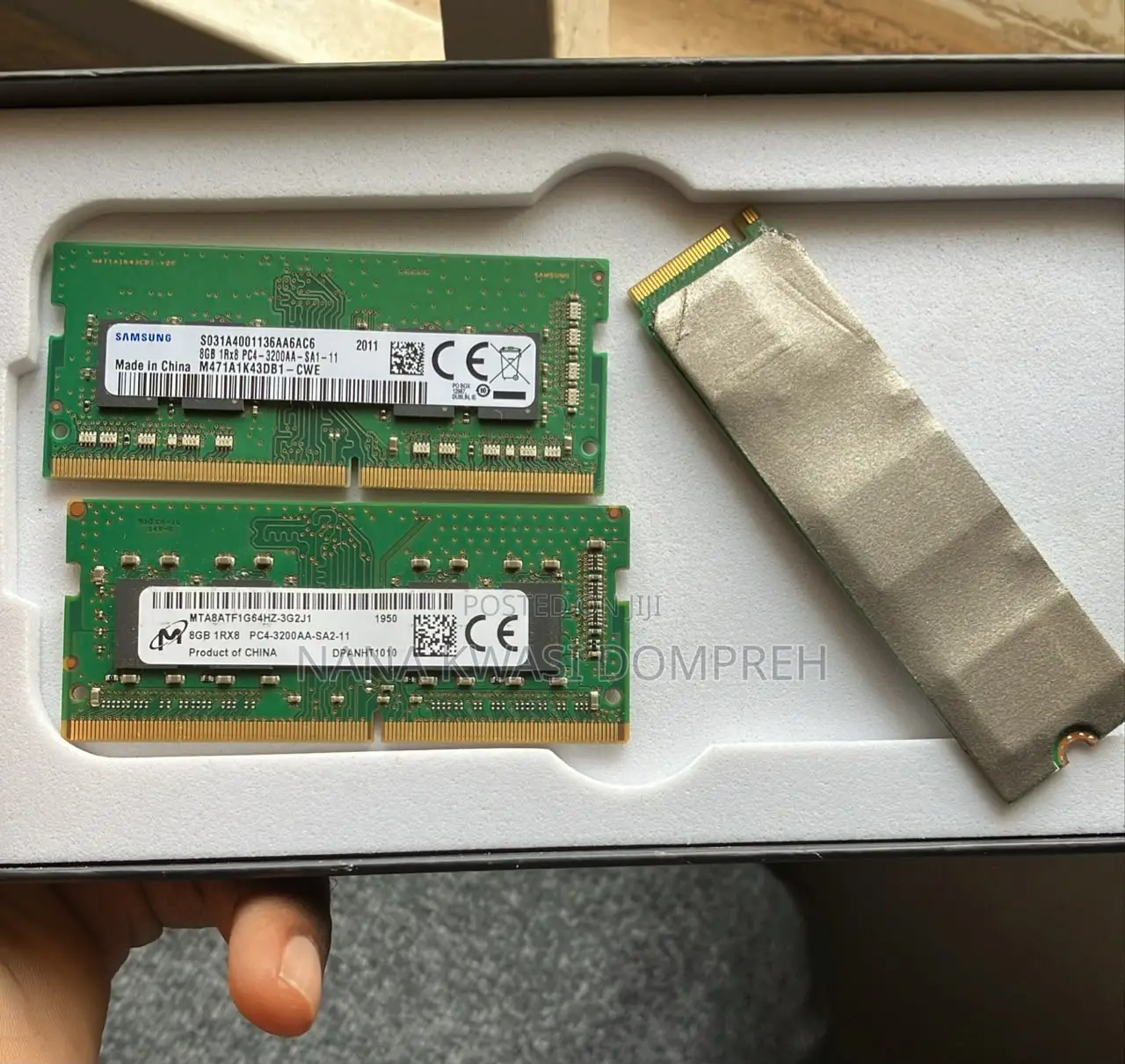 Uk Original Samsung 8gb Ddr4 Laptop Ram 3200hz