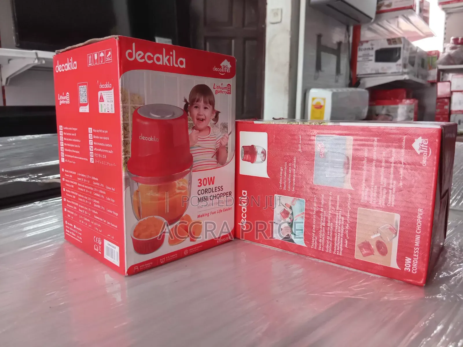 Decakila 300ml Mini Food Chopper Usb Charging