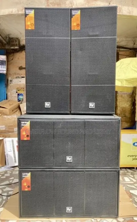 Professional Electro-Voice (Ev) Passive Audio Speaker Set