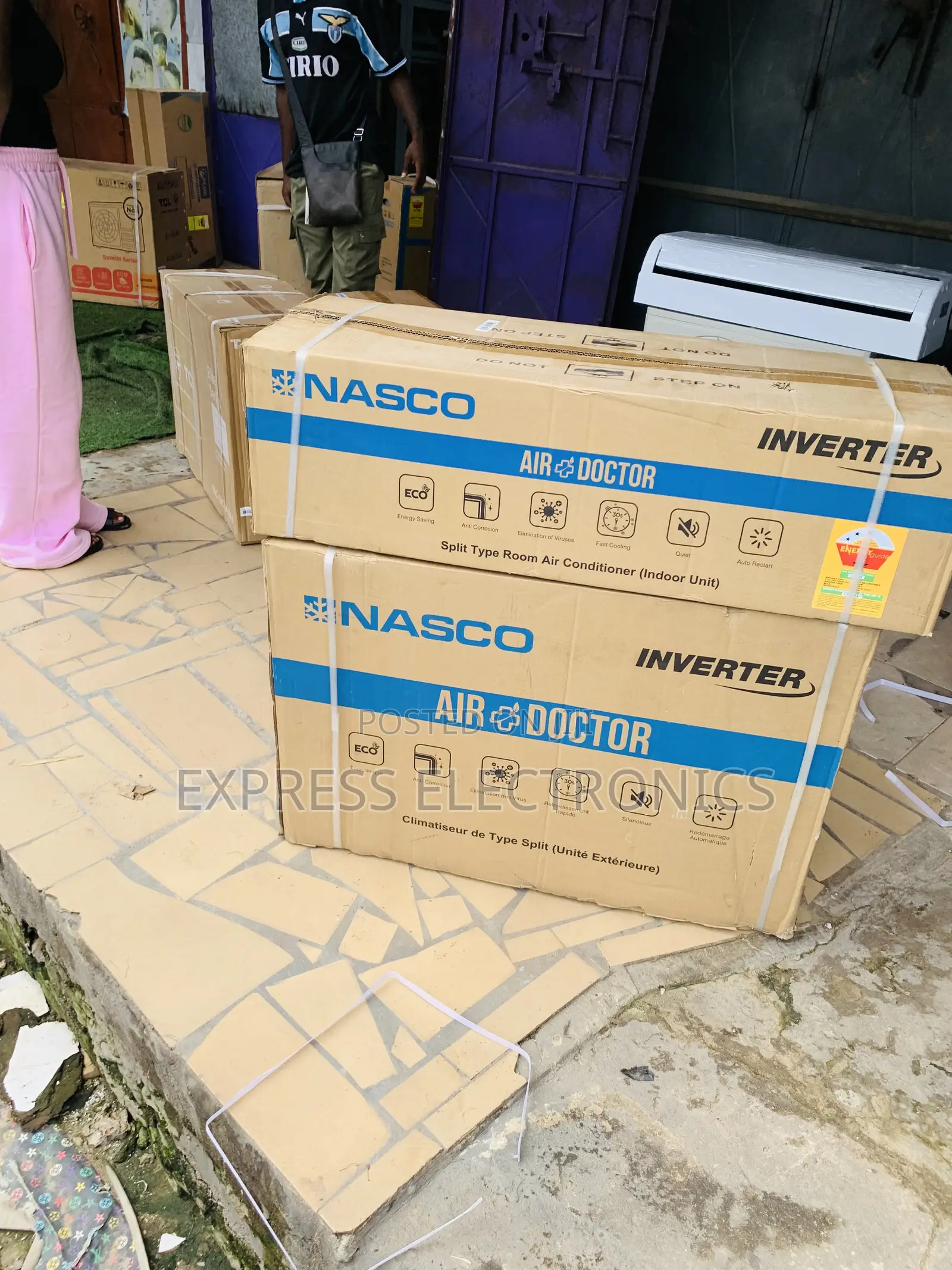 Quick Airflow Split Air Doctor Nasco 2.0hp Inverter Air Conditioner