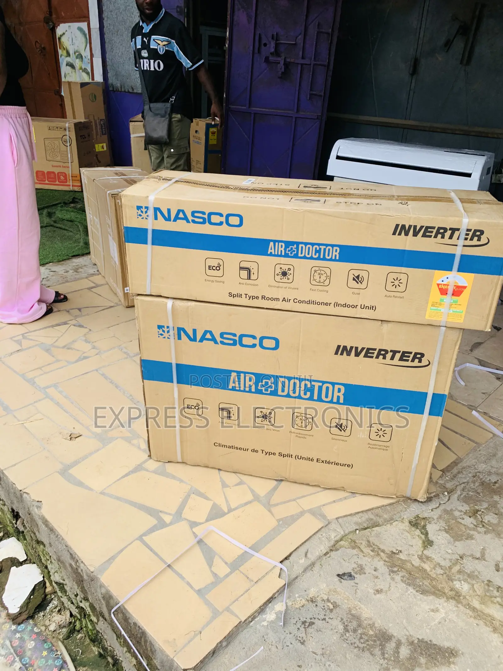 Quick Airflow Split Air Doctor Nasco 2.0hp Inverter Air Conditioner