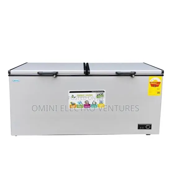 980 Liters Double Door Chest Freezer for Cold Store