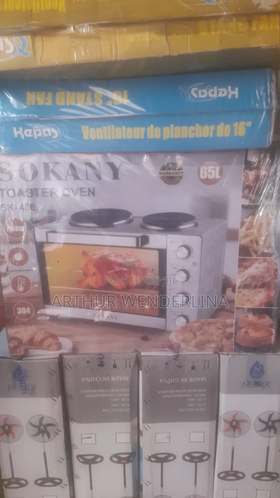 65liters Two-in-One Electric Oven User Manual