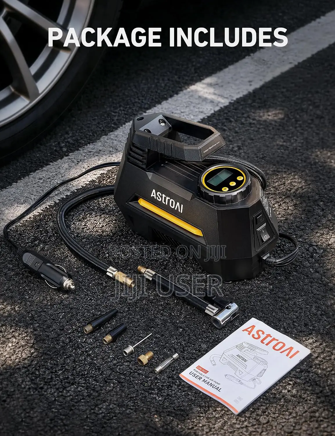 Astroai H2 Pro Cordless Tire Inflator Portable Air Compressor