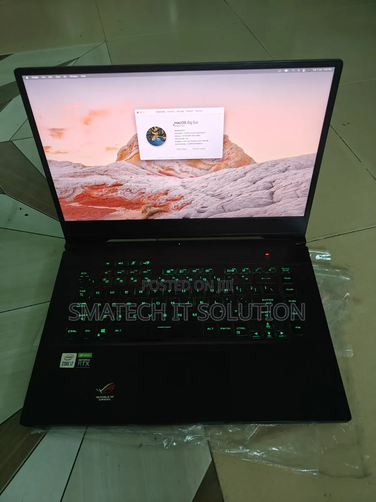 Laptop Asus ROG Zephyrus M15 GU502LU 16GB Intel Core i7 SSD 1T