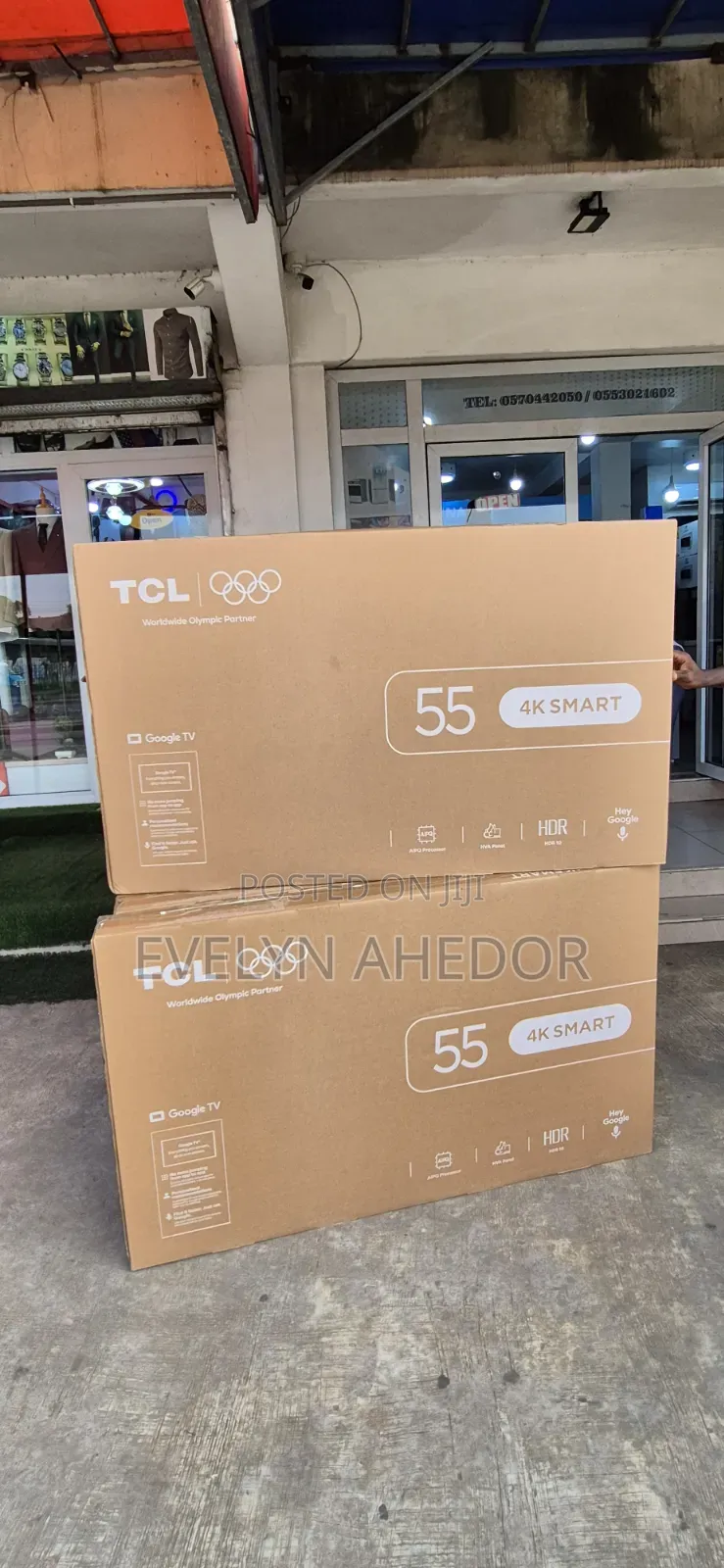 Full HDR TCL 55 Inches Smart Google Tv Going for Cool