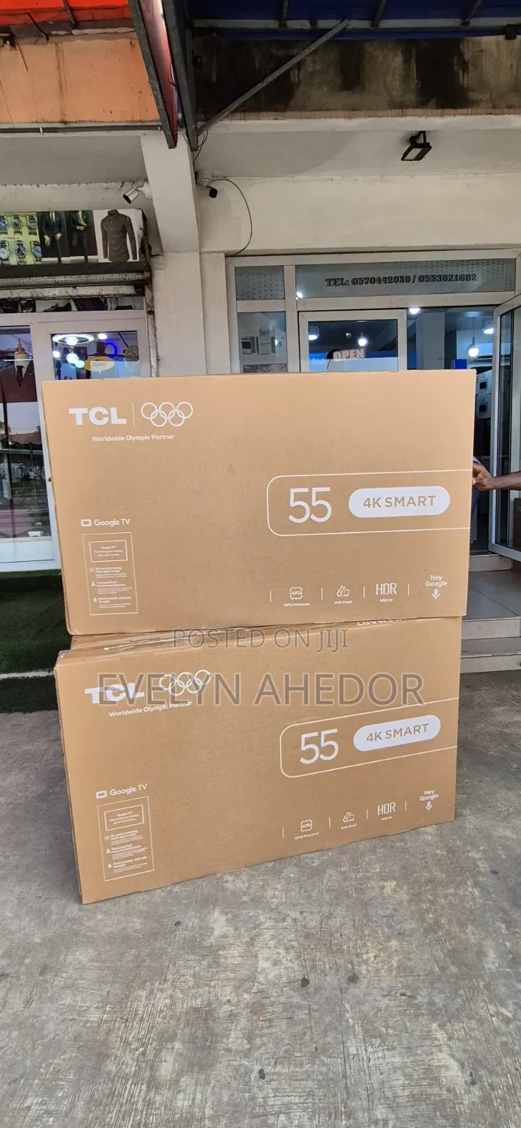Full HDR TCL 55 Inches Smart Google Tv Going for Cool
