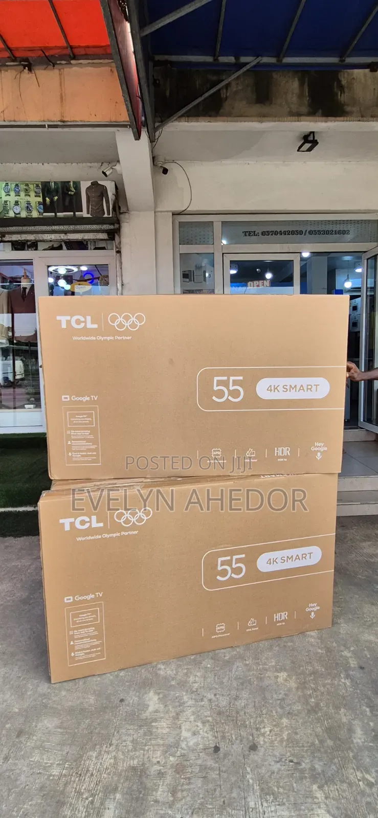 Full HDR TCL 55 Inches Smart Google Tv Going for Cool