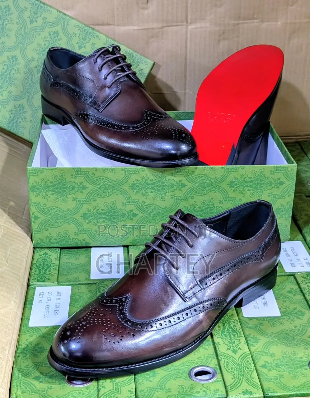 Gucci Lace Up Men Formal Shoes - Available in Brown Black