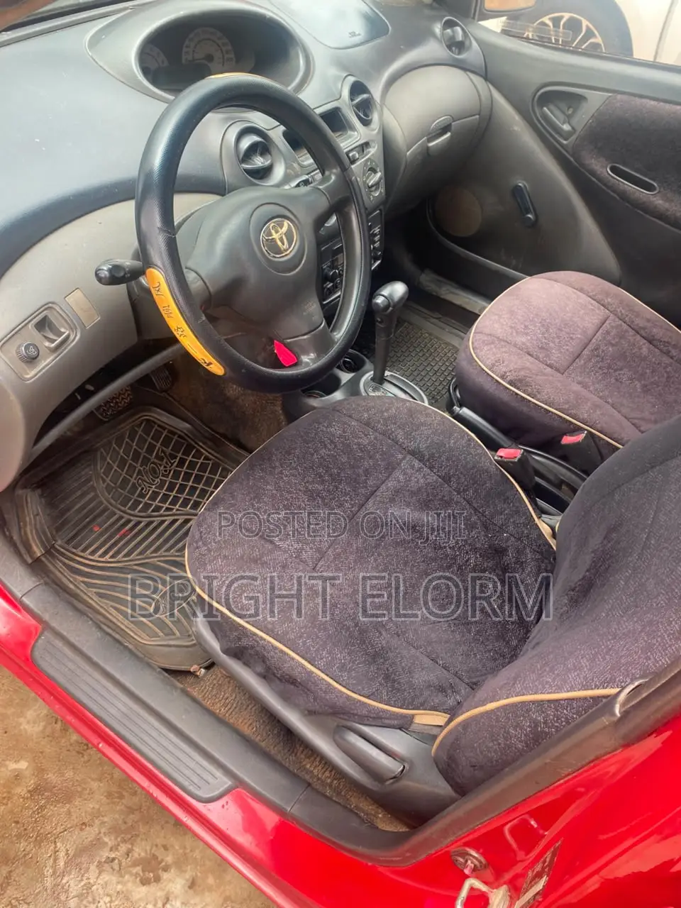 Toyota Echo Sedan 2005 Red