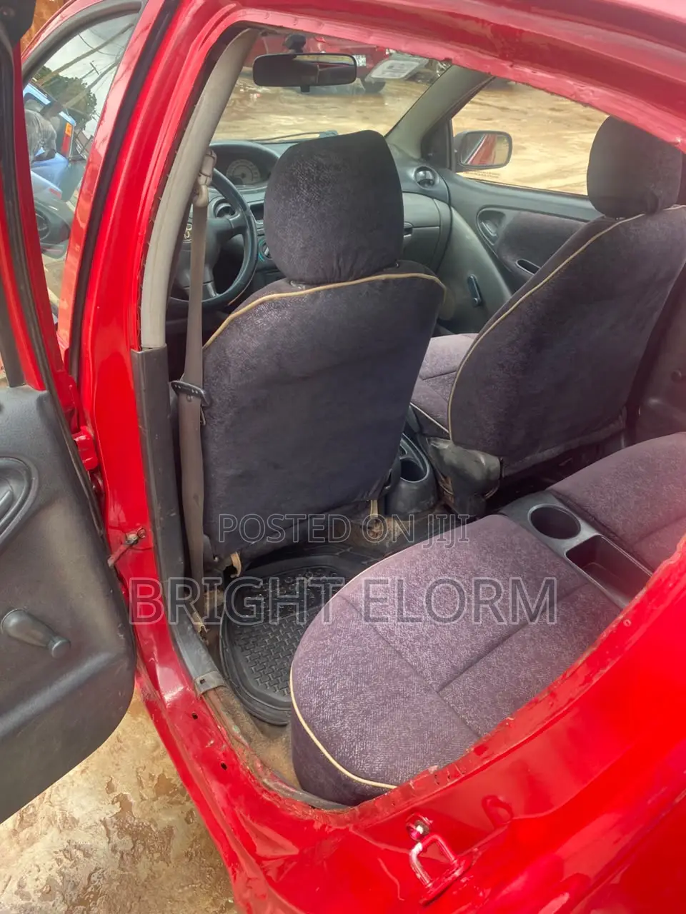 Toyota Echo Sedan 2005 Red