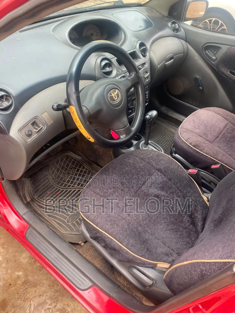 Toyota Echo Sedan 2005 Red