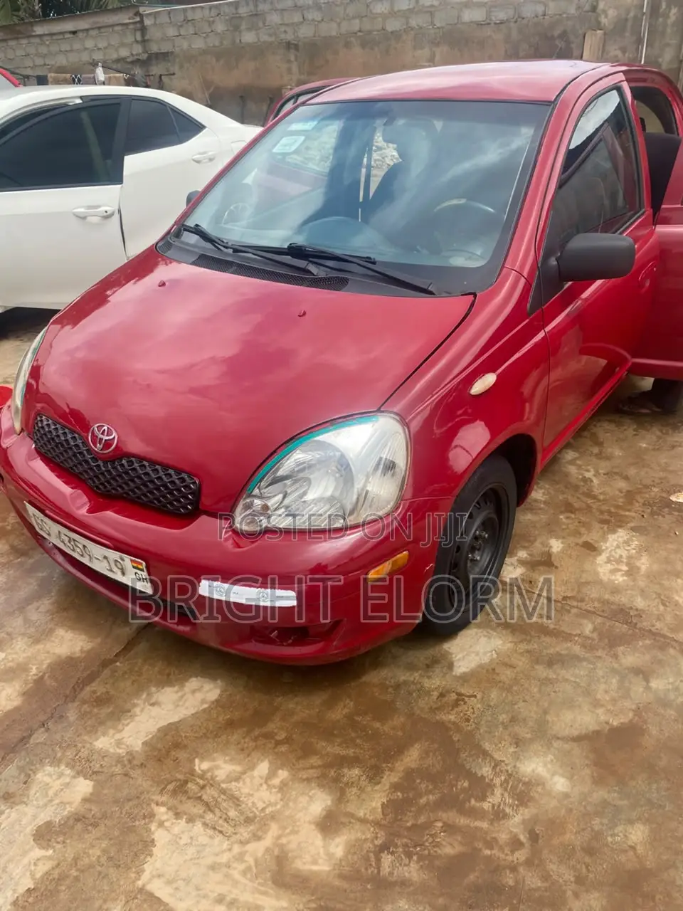 Toyota Echo Sedan 2005 Red