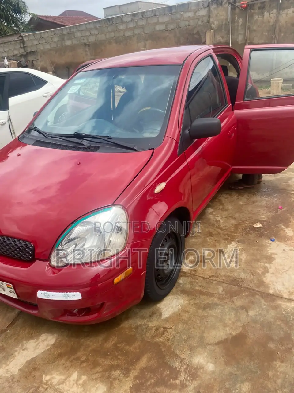 Toyota Echo Sedan 2005 Red