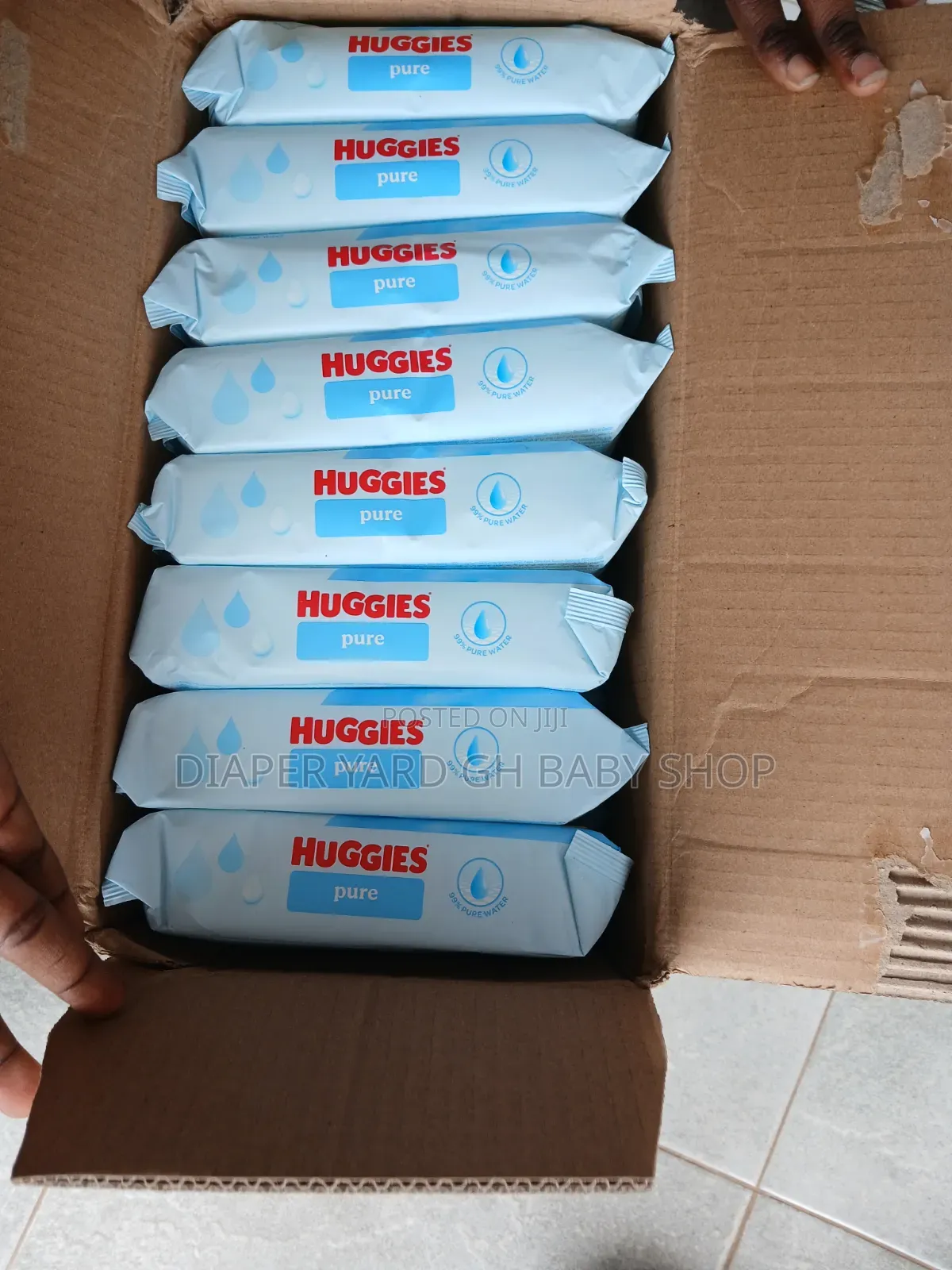 Huggies Pure Wipes 18 Pack