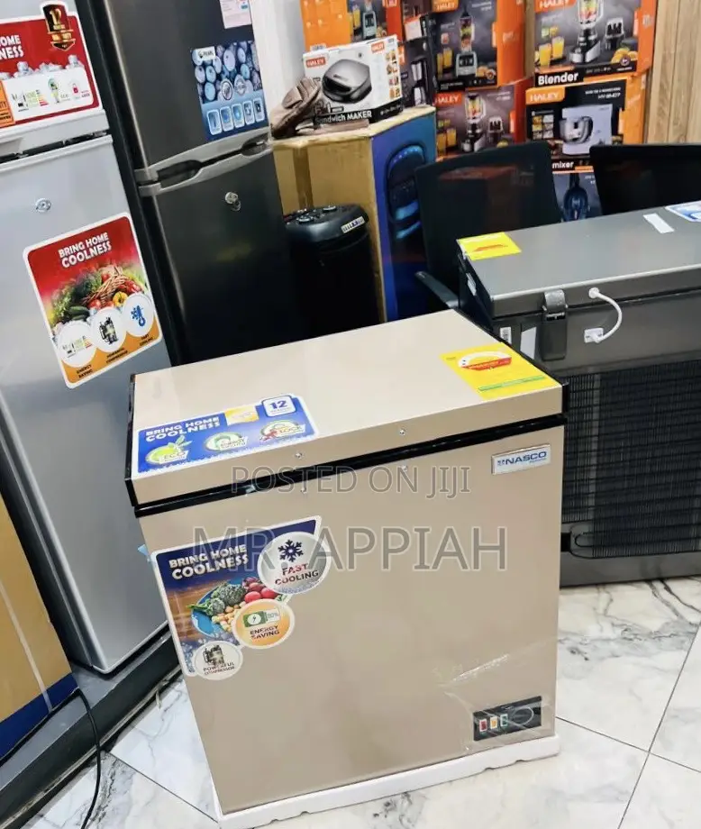 Efficient Nasco Single Door Chest Freezer(Gold)Nas200fl 