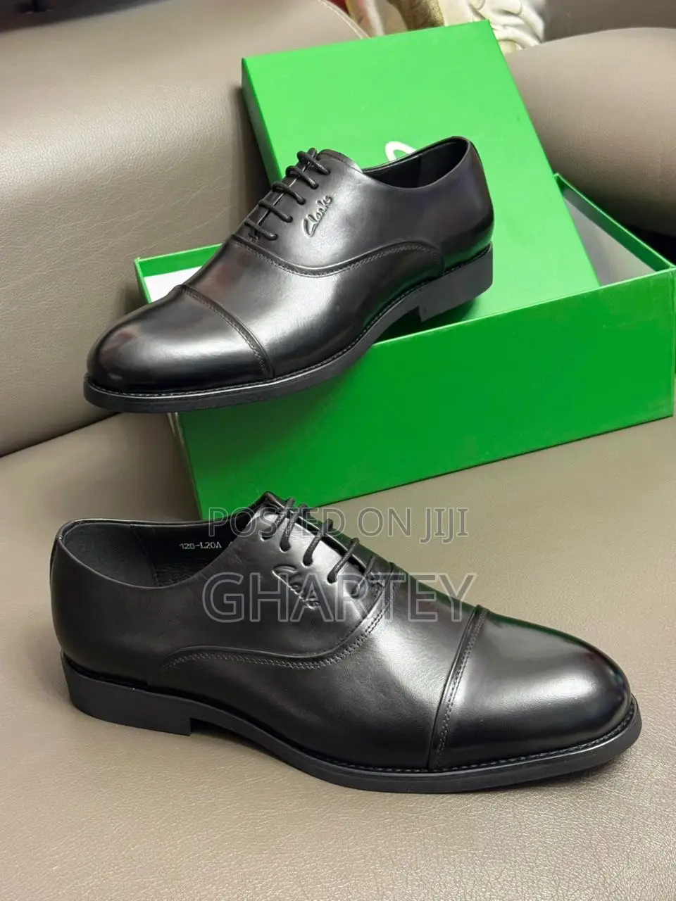 Clarks Lace Up Formal Mens Shoes - Black Coffee