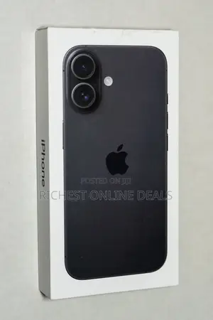 New Apple iPhone 16 256 GB Black