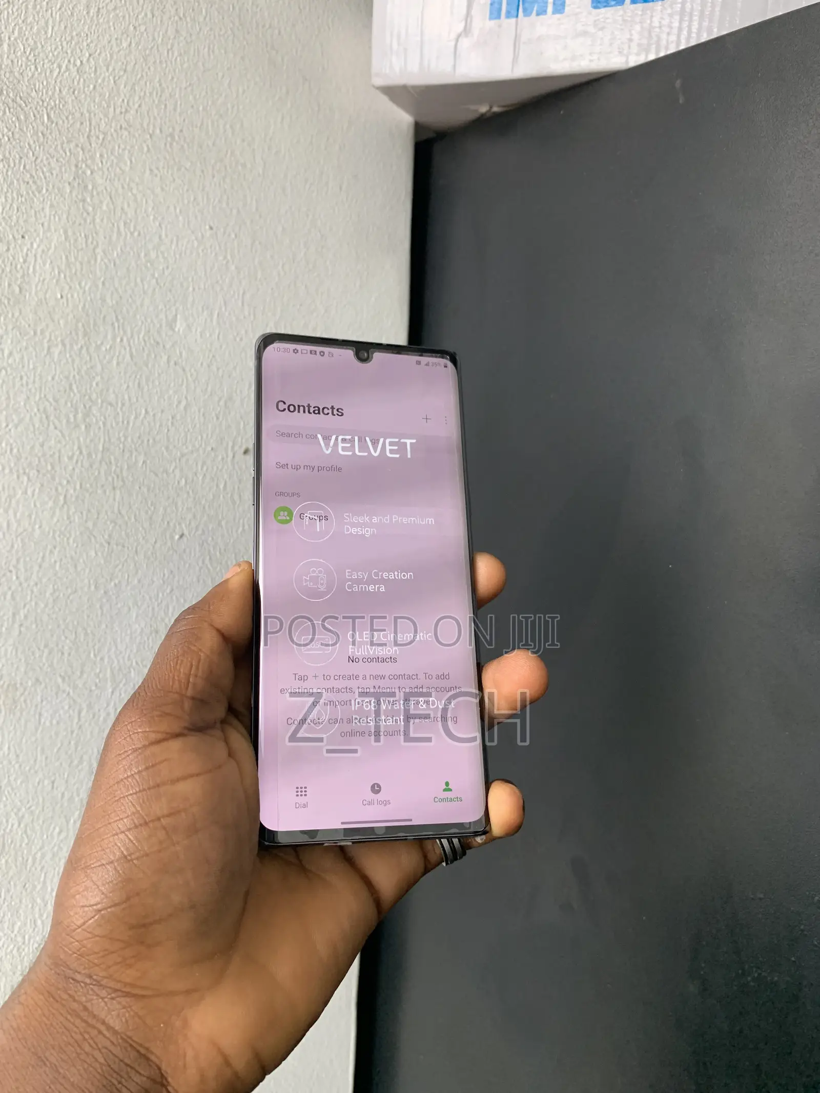 New LG Velvet 128 GB Black