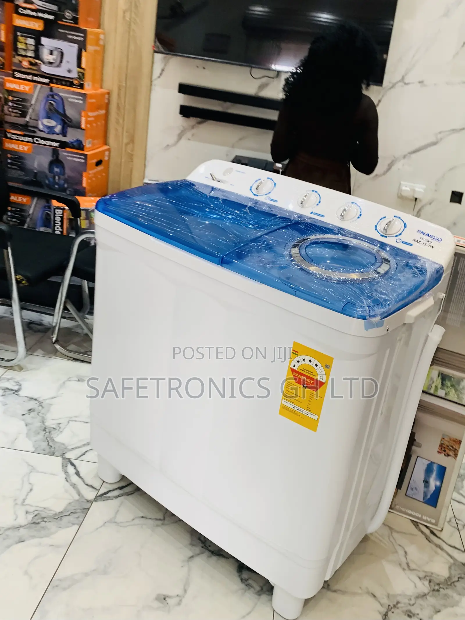 Neatly Sealed Nasco 15kg Twin Top Washing Machine