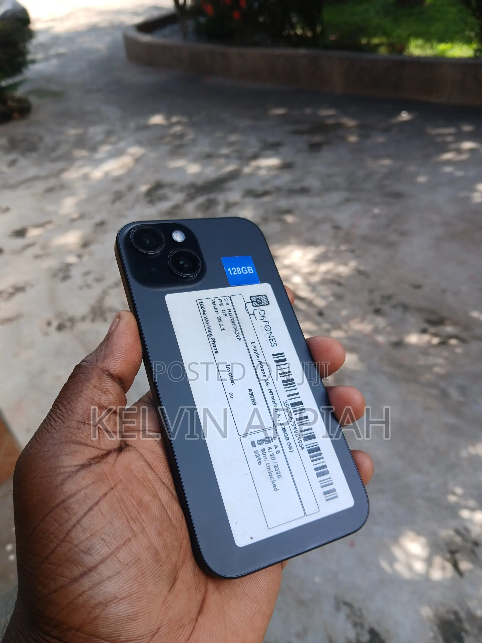 Apple iPhone 15 128 GB Black