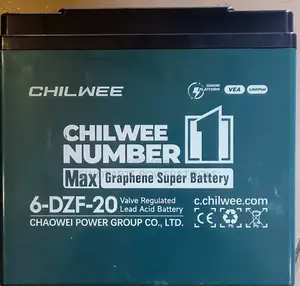 CHILWEE 12V 20Ah Graphene E-Bike Battery 6-DZF-20
