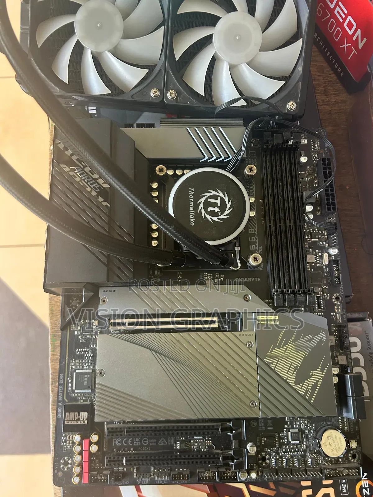 Gigabyte B660 Aorus Master Wifi + Core I5 13500 13th Gen and Cooler