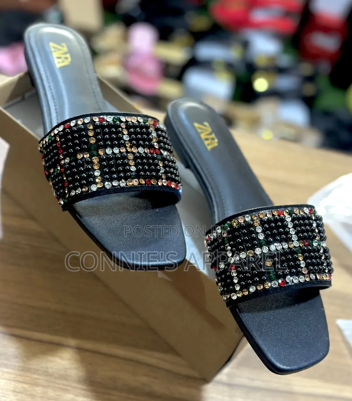 Ladies Zara Slippers in Box