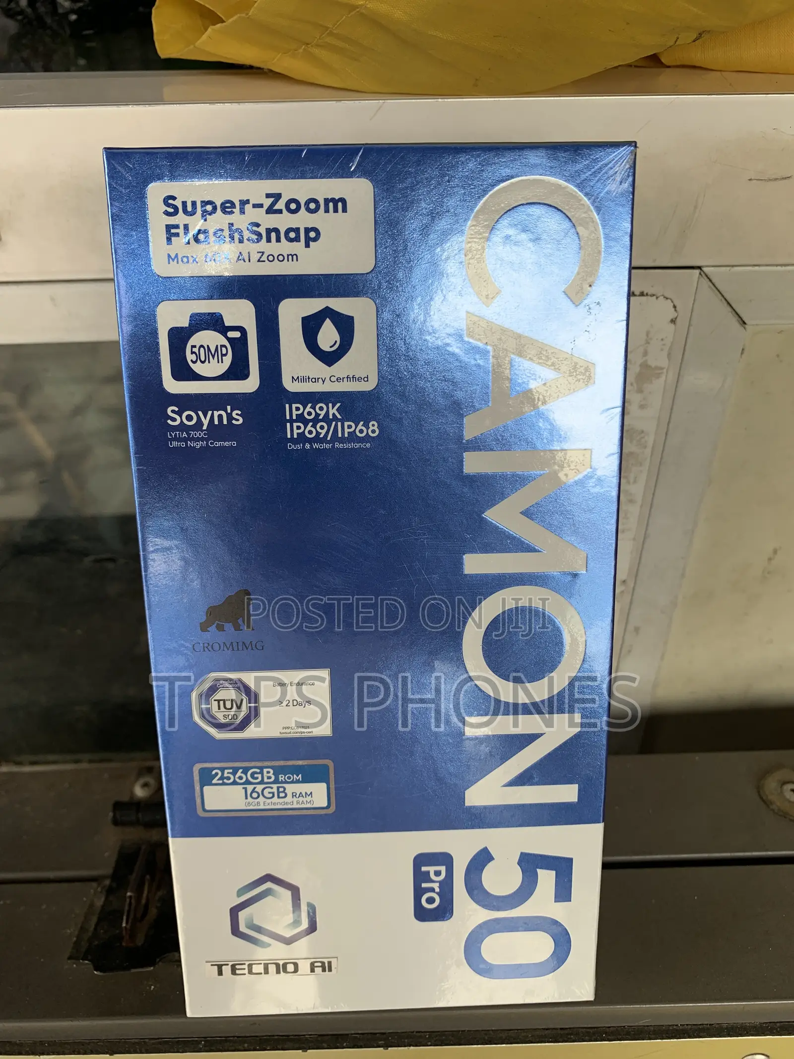 New Tecno Camon 50 Pro 256 GB Black