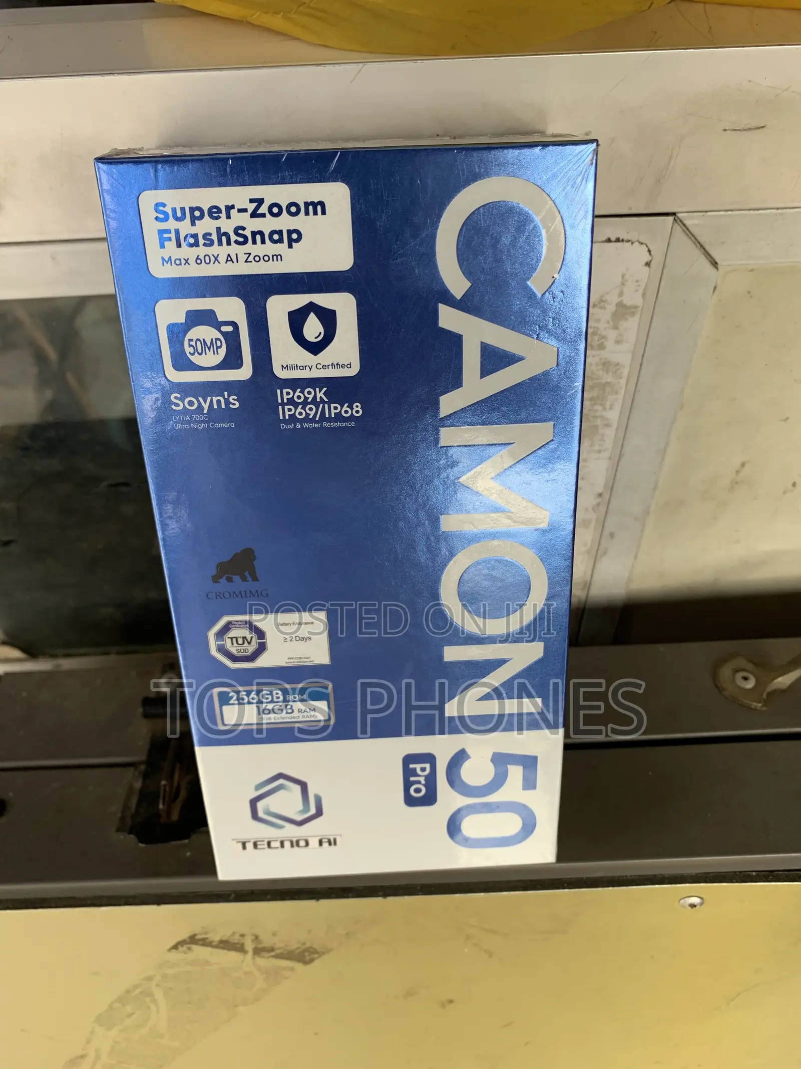 New Tecno Camon 50 Pro 256 GB Black