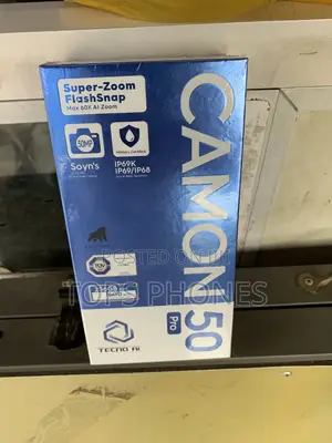 New Tecno Camon 50 Pro 256 GB Black
