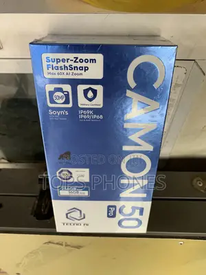 New Tecno Camon 50 Pro 256 GB Black