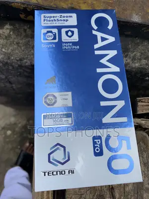 New Tecno Camon 50 Pro 256 GB Gray