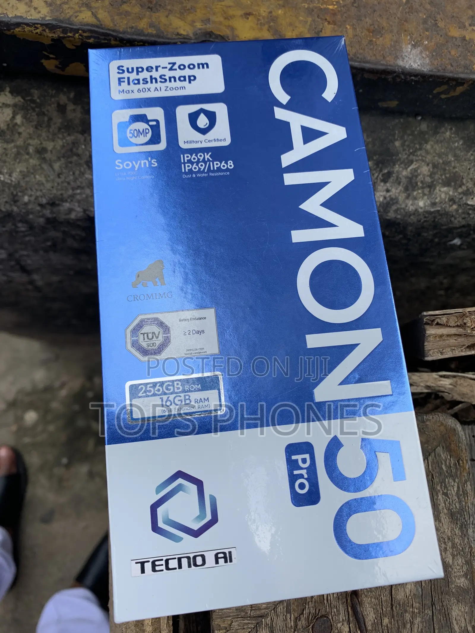New Tecno Camon 50 Pro 256 GB Gray